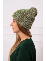 Fleecová čepice Zoja K306 zelená+béžová Fleecová čepice Zoja K306 zelená+béžová