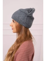 Dámská čepice  tmavě šedá model 18752451 - K-Fashion