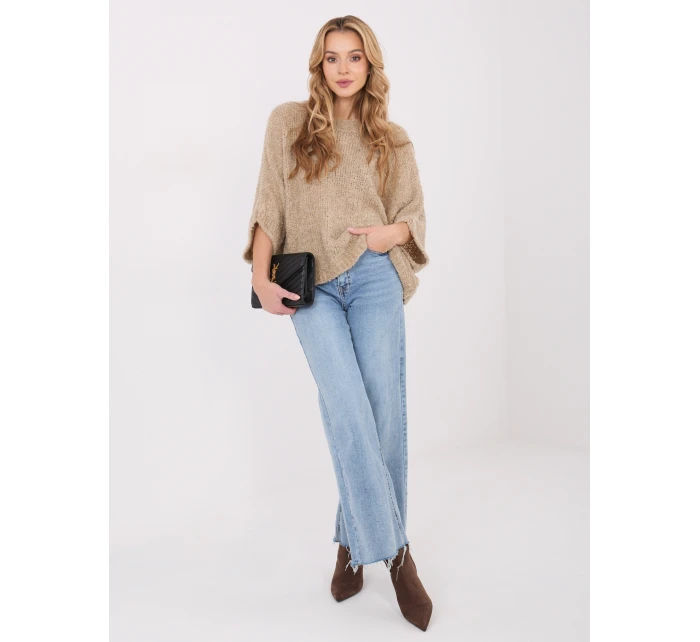 Sweter CH SW model 21782465 beżowy - FPrice Sweter CH SW model 21782465 beżowy - FPrice