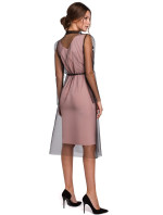 Dámské šaty model 18889783 Powder Pink - Makover