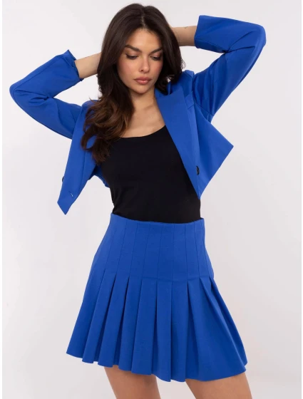 Dámská sukně DHJ SD 8792.68 Kobaltově modrá - FPrice Dámská sukně DHJ SD 8792.68 Kobaltově modrá - FPrice