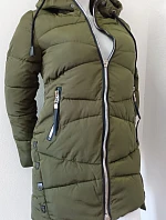 Dámská zimní bunda s kapucí ty0136 zelená - Goodlooking