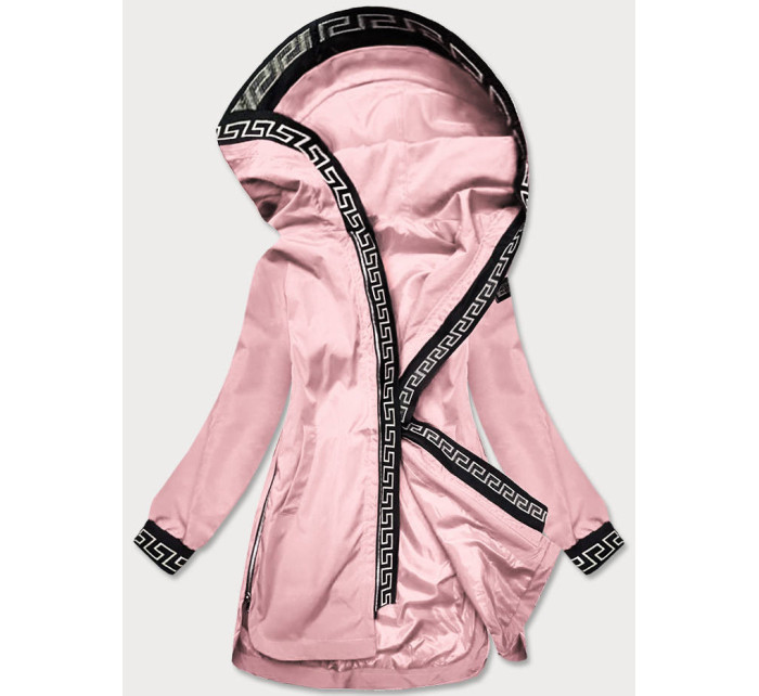 Jednoduchá růžová dámská bunda model 17189824 - S'WEST