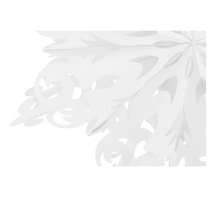 PAPÍROVÁ DEKORACE SNOWflAKE 64 CM BÍLÁ PAPÍROVÁ DEKORACE SNOWflAKE 64 CM BÍLÁ