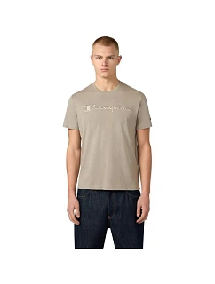 Pánské tričko Champion SS Tee beige 220273 ES035 pánské