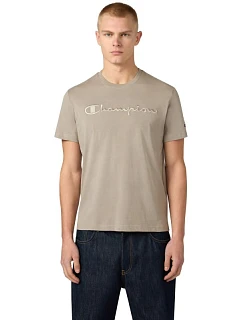 Pánské tričko Champion SS Tee beige 220273 ES035 pánské
