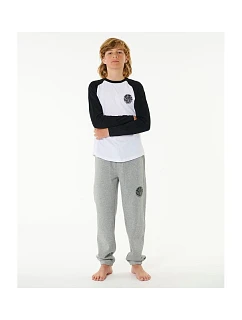 Chlapecké tričko RIP CURL Wettie Icon Ls Tee – Boy, bílé