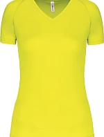 Kariban ProAct PA 477 Dámské sportovní tričko s výstřihem do V 20.P477 fluorescent yellow
