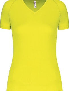 PA 477 Dámské sportovní tričko s výstřihem do V model 22513238 fluorescent yellow - Kariban ProAct