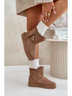 Dámské Sněhule Big Star OO274A165 Béžové