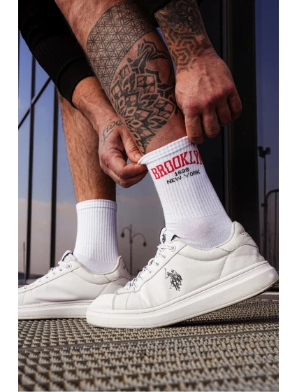 Pánské ponožky BROOKLYN bílé