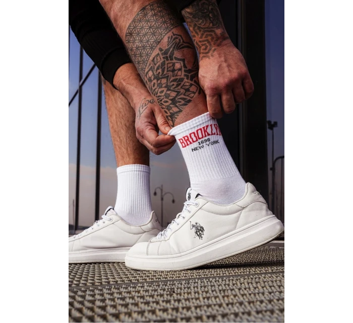 Pánské ponožky BROOKLYN bílé