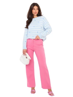 Kalhoty IT SP 22209.15 tmavě růžové