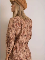 Šaty LK SK 508143.72P světle hnědé