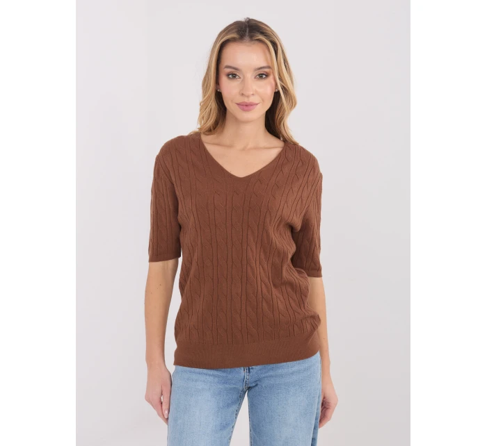 Jumper PM SW B 615.18 světle hnědý