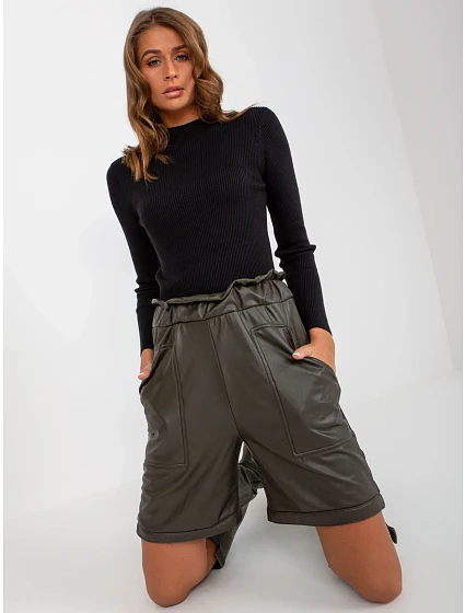 Šortky VI SN model 17856959 tmavá khaki - FPrice