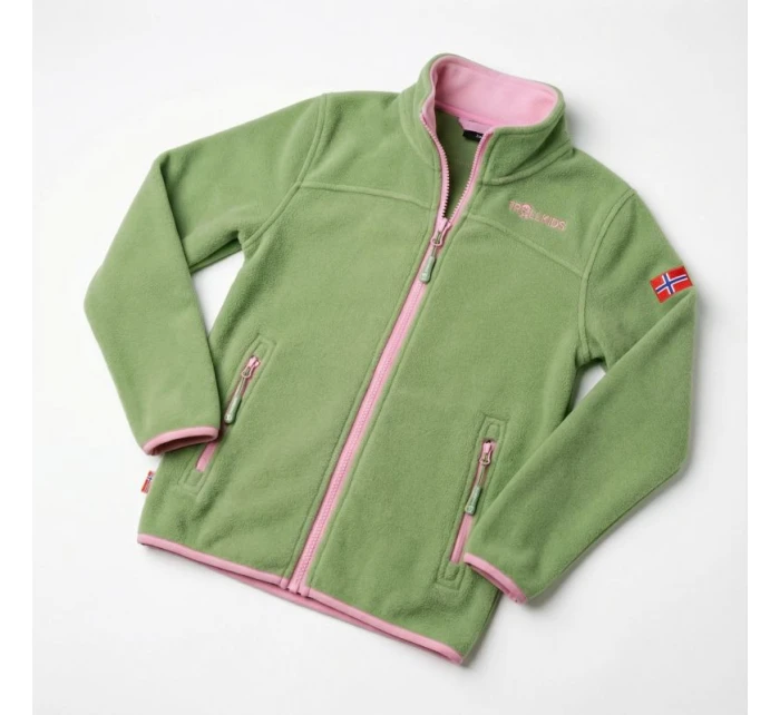 Dívčí sportovní fleecová bunda XT s zelená model 21354250 - Trollkids