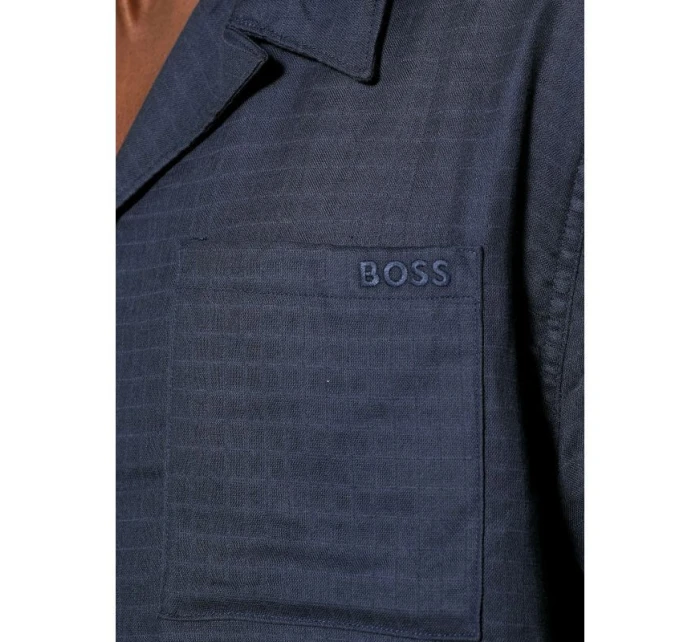 Plážové tričko BOSS Vida_Shirt BLU (50540154-413)