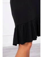 Šaty s model 21752900 páskem černé - K-Fashion