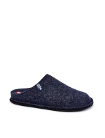 Klasické pánské pantofle Big Star model 21601053 Námořnická modrá - Big Star Shoes Klasické pánské pantofle Big Star model 21601053 Námořnická modrá - Big Star Shoes