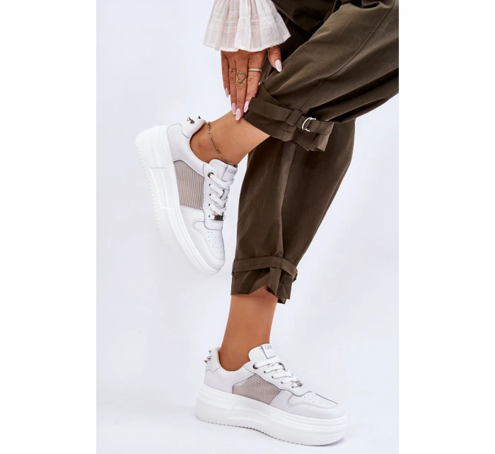 Dámské klasické sportovní boty GOE LL2N4060 Bíle Dámské klasické sportovní boty GOE LL2N4060 Bíle