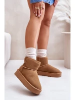 Dámské Semišové Sněhule Na Platformě Nad Kotníky Camel Rianaella Dámské Semišové Sněhule Na Platformě Nad Kotníky Camel Rianaella