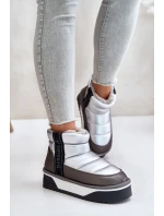 Nízké Sněhové Boty Na Podešvi  Stříbrné model 21674730 - D.Franklin