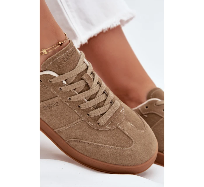 Dámské semišové sneakersy Big Star model 21705779 HIPOLY SYSTEM Béžové - Big Star Shoes Dámské semišové sneakersy Big Star model 21705779 HIPOLY SYSTEM Béžové - Big Star Shoes