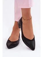 Baleríny Na Nízkém Podpatku model 22099966 Černé - VINCEZA