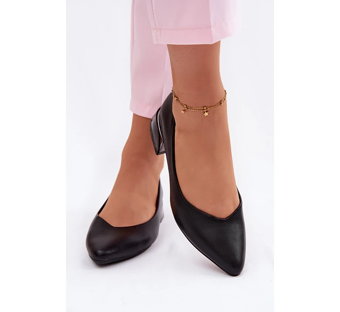Baleríny Na Nízkém Podpatku model 22099966 Černé - VINCEZA