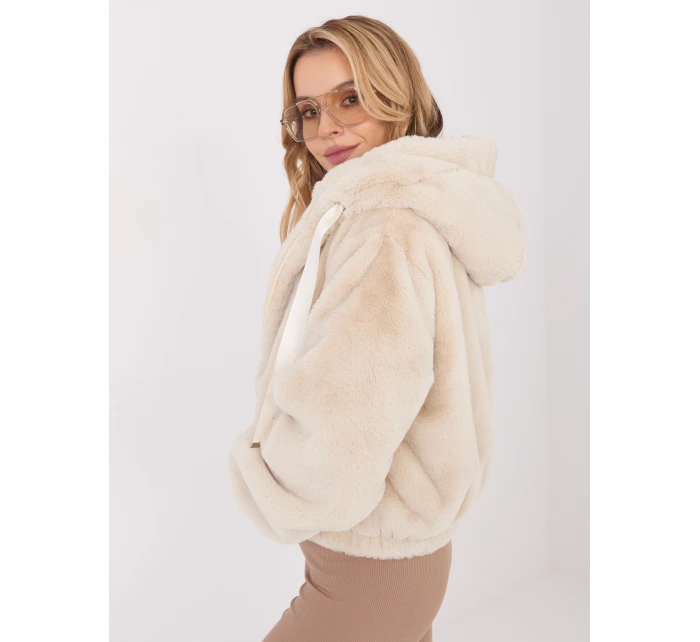 Kurtka KR jasny beżowy model 21782303 - FPrice Kurtka KR jasny beżowy model 21782303 - FPrice