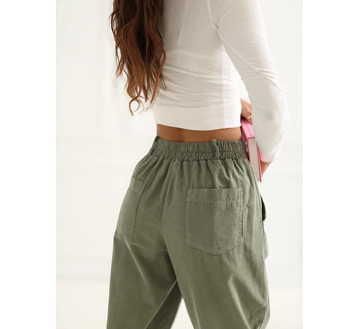 IT SP FL8916 1.60 khaki kalhoty IT SP FL8916 1.60 khaki kalhoty