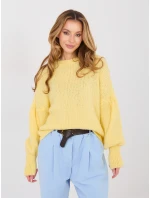 Jumper MI SW 0302.18 světle žlutý
