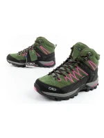 Rigel dámské trekové boty kožené model 21757138 nepromokavé kotníkové boty zelené dámské - CMP