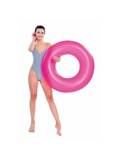 MOZAIKOVÝ PLAVECKÝ KRUH 90CM 37605 - RŮŽOVÝ