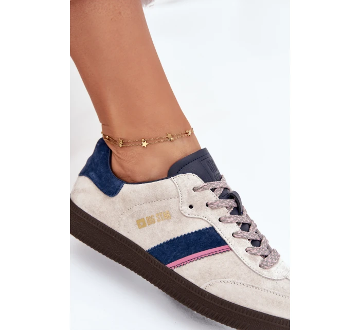 Dámské Nízké Sněhule Z Semiše Big Star model 21705751 HIPOLY SYSTEM Šedé - Big Star Shoes Dámské Nízké Sněhule Z Semiše Big Star model 21705751 HIPOLY SYSTEM Šedé - Big Star Shoes