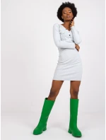 Šaty RV SK 7438.17 světle šedá Šaty RV SK 7438.17 světle šedá