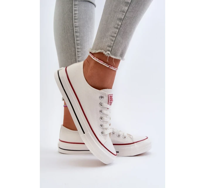 Dámské nízké tenisky Big Star Bílé Dámské nízké tenisky Big Star Bílé