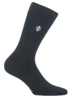 Pánské vzorované ponožky W94.J01 černá 45-47