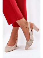 Sandály na podpatku  model 211940 Step in style