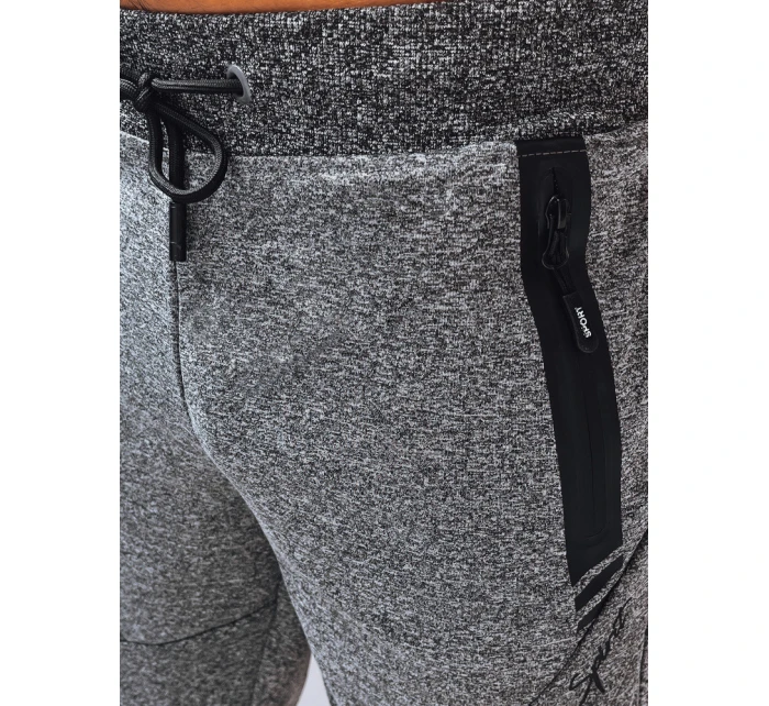 Pánské tmavě šedé teplákové šortky Dstreet model 21968863 - FashionStreet