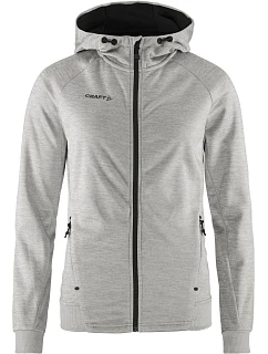 Craft Corporate ADV Unify Hoodie Jacket W Dámská bunda s kapucí 81.9133 grey melange