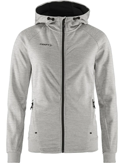 Craft Corporate ADV Unify Hoodie Jacket W Dámská bunda s kapucí 81.9133 grey melange Craft Corporate ADV Unify Hoodie Jacket W Dámská bunda s kapucí 81.9133 grey melange
