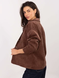 Košile D50061J11078A3 tmavě hnědá