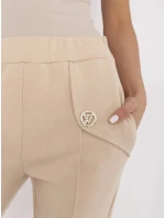 Spodnie DHJ SP model 21034971 jasny beżowy - FPrice Spodnie DHJ SP model 21034971 jasny beżowy - FPrice