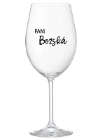 PANI BOŽSKÁ - priehľadný pohár na víno 350 ml