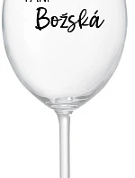 PANI BOŽSKÁ - priehľadný pohár na víno 350 ml