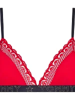 Dámská nevyztužená podprsenka Triangle Bralette Holiday UW0UW02634-XLG - Tommy Hilfiger