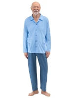 Pánské pyžamo Martel 403 Antoni III délka/r 3XL-4XL pyžamo na zip Pánské pyžamo Martel 403 Antoni III délka/r 3XL-4XL pyžamo na zip