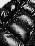 METALICZNA KURTKA DAMSKA Z KAPTUREM CZARNA model 21243037 - SPEED.A